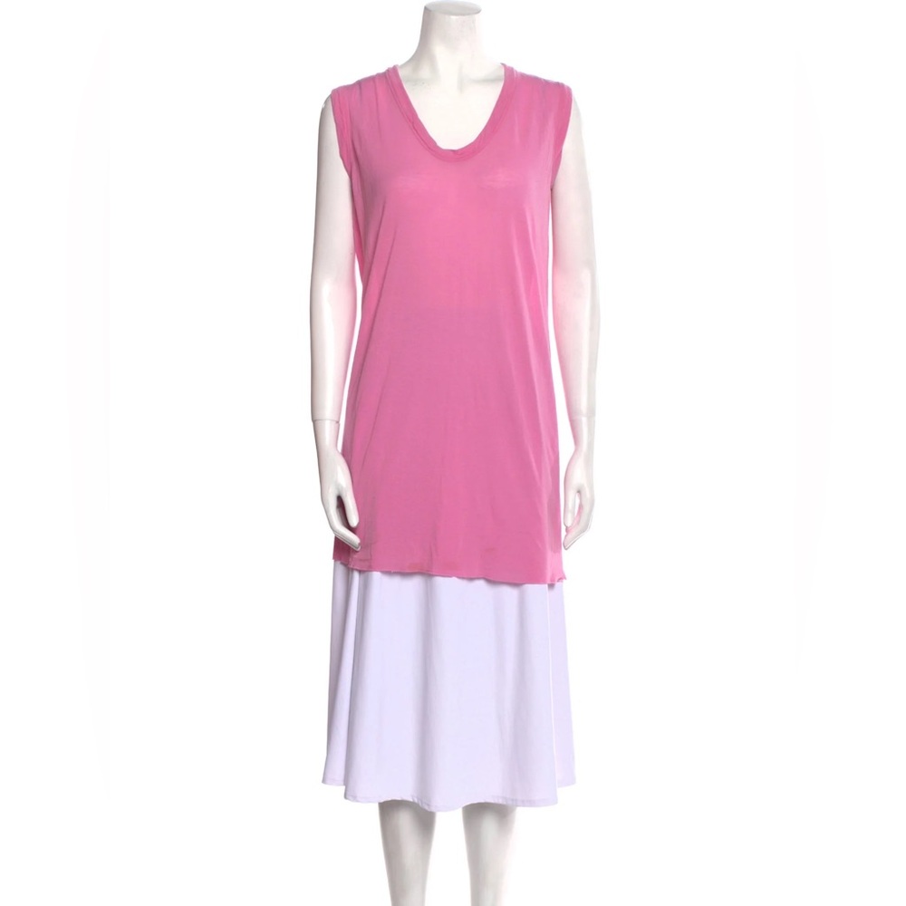 RICK OWENS SS21 Scoop Neck Sleeveless Tunic UNISEX